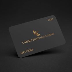 Luxury Egyptian Linens Gift Card $100 - Give loved one the gift of choice with a Luxury Egyptian Linens gift card.