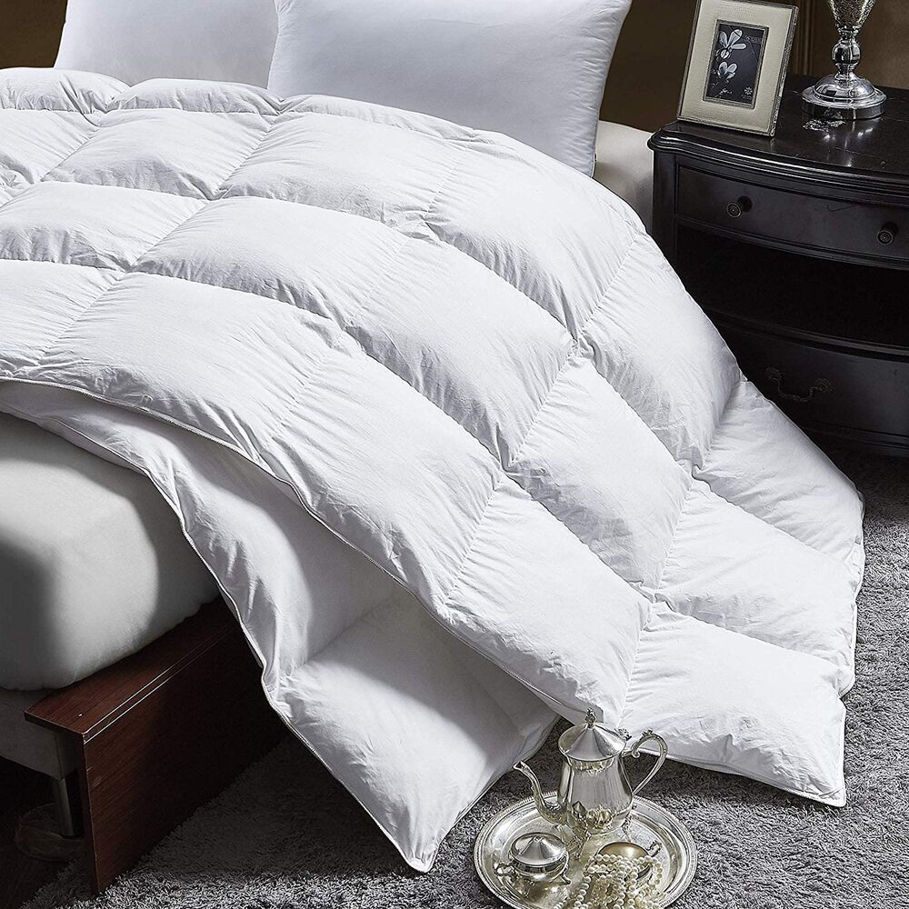 Luxurious King Size Lightweight GOOSE DOWN Comforter Duvet Insert All