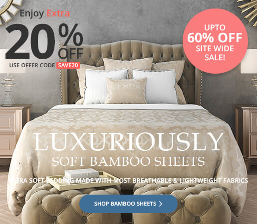 Luxuriously Soft Bamboo Sheets -  Extra Soft Bedding Made with Most Breathable and Lightweight Fabrics