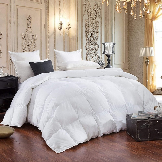 Luxury Goose Down Comforter 600 Thread Count Luxury Egyptian Linens