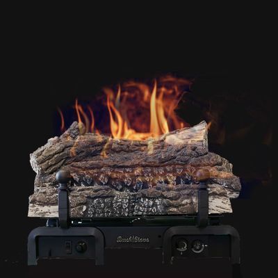 Buck Stove 18 Ceramic Series Vent-Free Natural Gas Log Set - Remote Ready