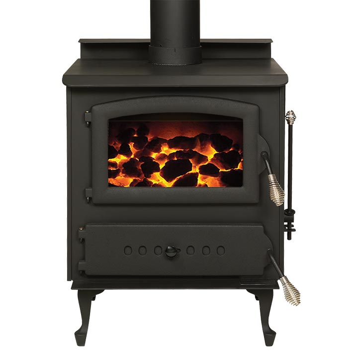 Buck Stove Model 24 Coal Stove - Black Door