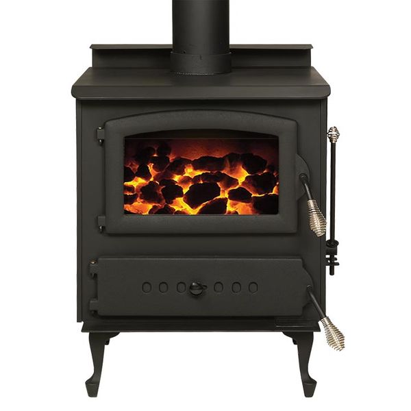 Buck Stove Model 24 Coal Stove Black Door