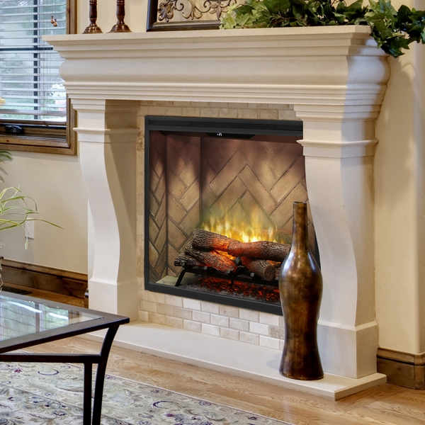 Dimplex 36 Inch Revillusion Portrait Electric Fireplace Firebox Package