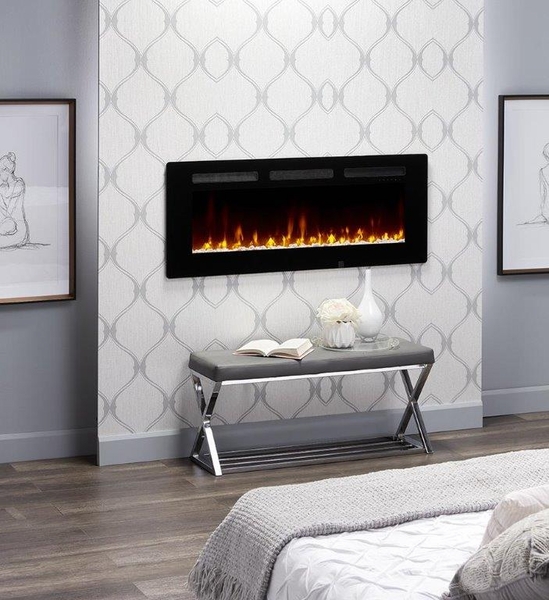 Dimplex 48 Inch Sierra Linear Electric Wall Mounted Fireplace