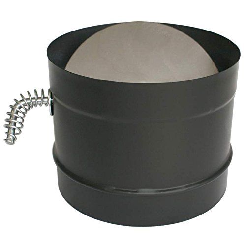 Dura-Vent 8 Inch DuraBlack Stovepipe Damper Section