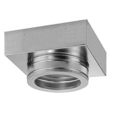 DuraVent DuraTech Flat Ceiling Support Box with Trim Collar - For 8-Inch  Inner Diameter DuraTech