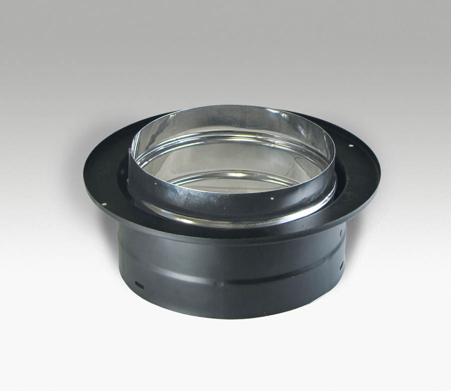 DuraVent DVL Stovepipe/Chimney Pipe Adaptor With Trim - 8