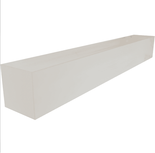 Ekena Millwork 36 Inch Ready to Paint Smooth Faux Wood Fireplace Mantel  Shelf