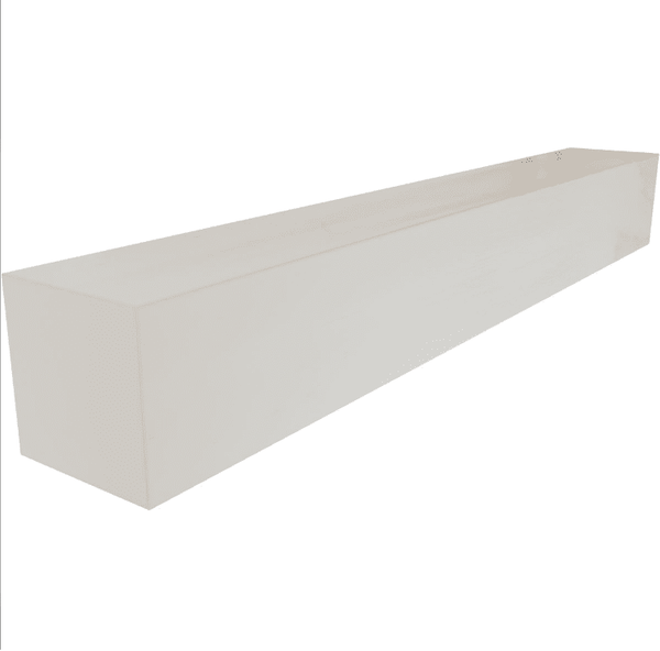 Ekena Millwork 72 Inch Ready to Paint Smooth Faux Wood Fireplace Mantel  Shelf