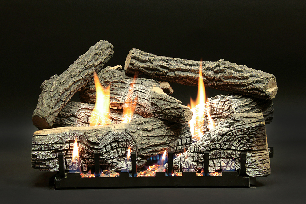 Empire 18 Super Stacked Wildwood Refractory Vent Free Gas Log Set - For  Slope Glaze Burners
