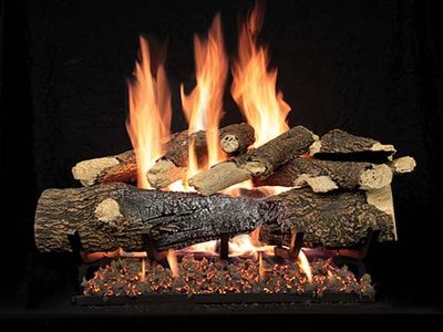 Empire 24" Frontier Refractory Log Set for Double Burners