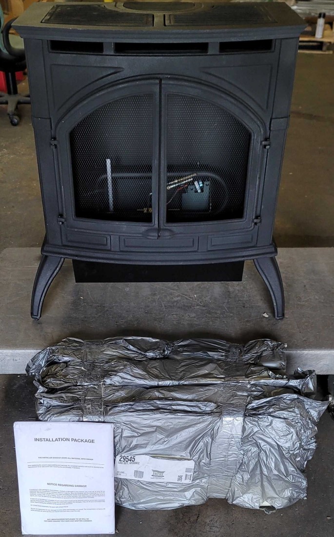 Empire 28 Inch VentFree Medium Cast Iron Propane Heating Stove Millivolt