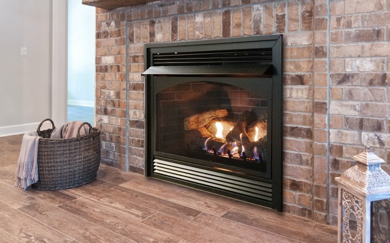 Empire 36 Inch Vail Unvented Fireplace with Blower Millivolt