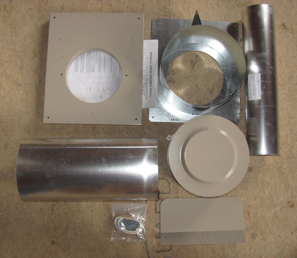 Empire DVVK4REVS Horizontal Direct Vent Kit for Homes with Vinyl Siding
