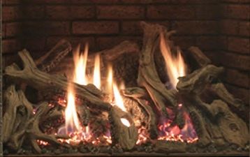 Empire Rushmore Ceramic Fiber Driftwood Log Set for 30 Inserts
