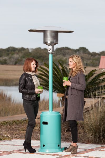 Fire Sense Aqua Blue Powder Coated Patio Heater - 61130