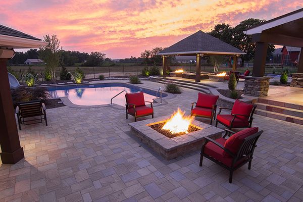 Hearth Products Controls 42 Inch Square Flat Gas Fire Pit Insert with  Electronic Ignition - 24VAC