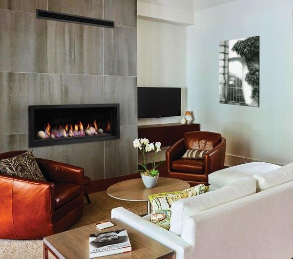 Kingsman ZCVRB47 Linear Direct Vent Gas Fireplace Millivolt Pilot