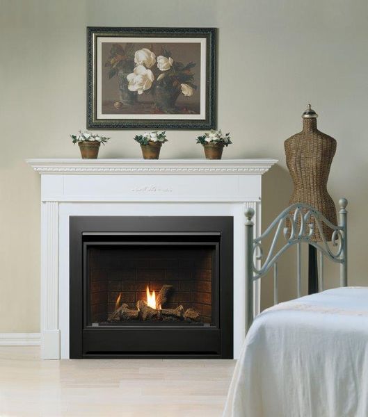 Kingsman Zero Clearance Clean View Direct Vent Millivolt Gas Fireplace