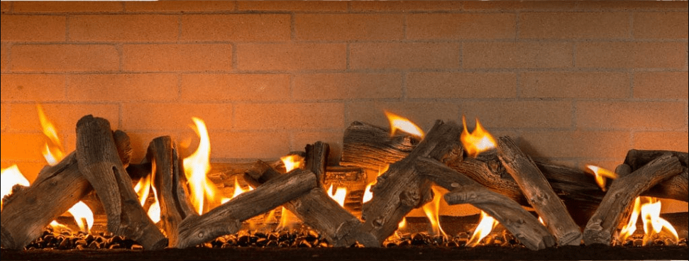 Mason-Lite 48 Inch Opalescence Linear Driftwood Ceramic Vented Gas Log Set