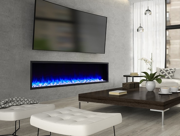 SimpliFire 55 Inch Scion Clean Face Electric Linear Fireplace