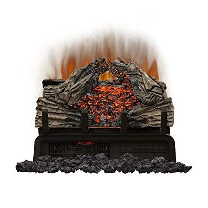 Napoleon Woodland 18 Inch Electric Fireplace Log Set with Metal Log Grate