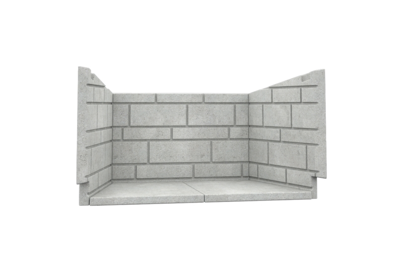 Osburn Classic Moulded Refractory Brick Panels - For Horizon Wood Fireplace