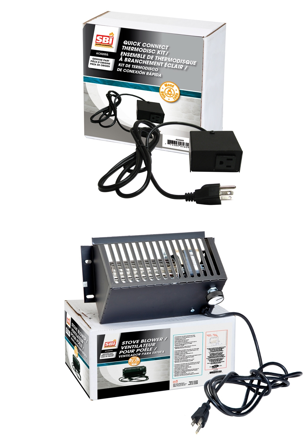 Osburn Variable Speed Speed Blower with Thermodisc Kit - For 900 Wood Stove
