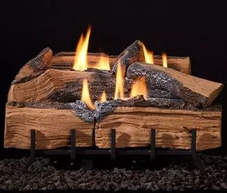 Outdoor Lifestyles Split Mezmer Gas Logs for 36 Inch Vesper Fireplaces