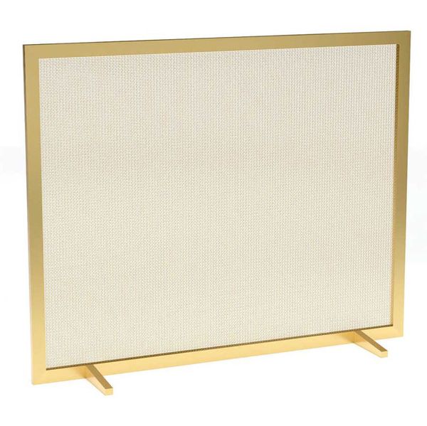 Pilgrim 39 inch Urban SinglePanel Mesh Fireplace Screen