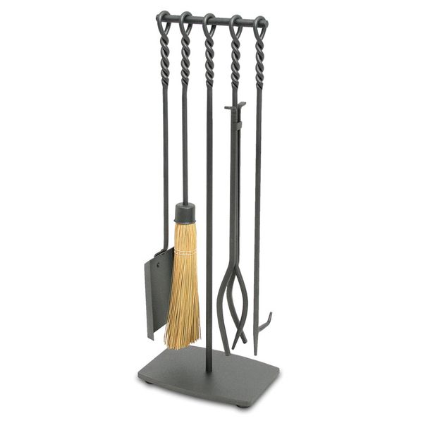 Pilgrim Soldiered Row Fireplace Tool Set