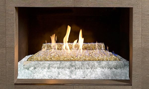 Real Fyre 18 Inch G21 See-Through Vent Free Glass Gas Burner