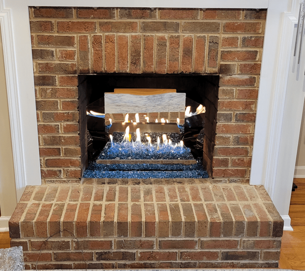 Real Fyre G21 24 Inch Vent Free Propane Fyre Glass Burner with On/Off Remote