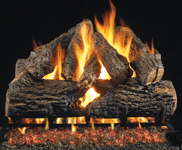 Real Fyre Charred Oak Vented Gas Logs