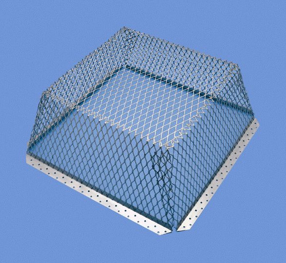 Roof VentGuard Painted Black Stainless Steel 25 x 25 in. Base, 6 in