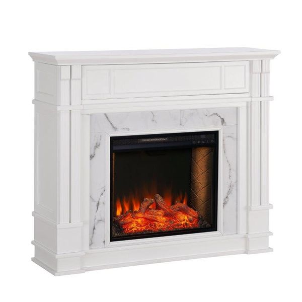 SEI 48 Inch Highgate AlexaEnabled Smart Electric Fireplace