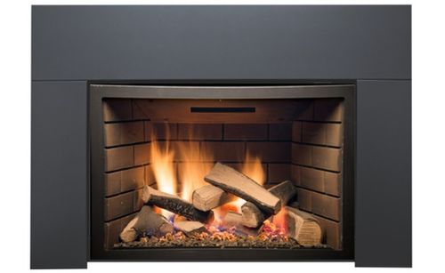 Sierra Flame 30 Inch Abbot Deluxe Direct Vent Gas Fireplace Insert - Log Set