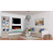 Simplifire 36 Inch Wall Mounted Electric Fireplace with Format Floating Mantel