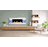 Simplifire 36 Inch Wall Mounted Electric Fireplace with Format Floating Mantel