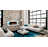 Simplifire 36 Inch Wall Mounted Electric Fireplace with Format Floating Mantel