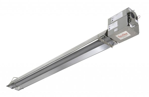 SunStar Positive Pressure Straight Tube Two Stage Infrared Heater - 60,000  BTU