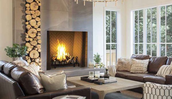 Superior 48 Inch Wood Burning Mosaic Masonry Fireplace Firebox