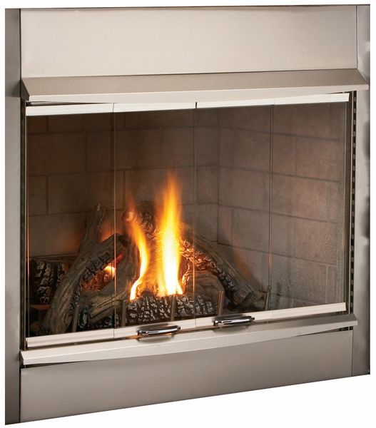 Superior 36 Inch Stainless Steel Outdoor Fireplace Hood for WRE3000  Fireplaces