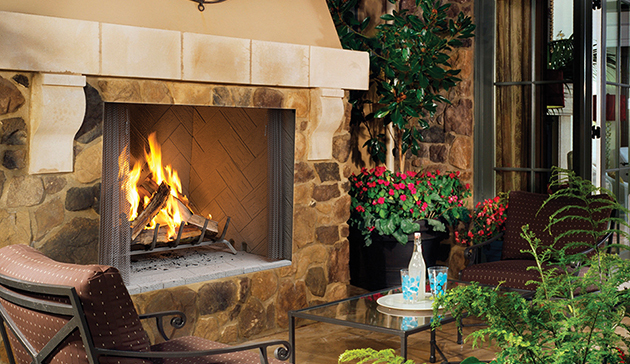 Superior WRE4542 Custom Series 42 Paneled Outdoor Wood-Burning Fireplace