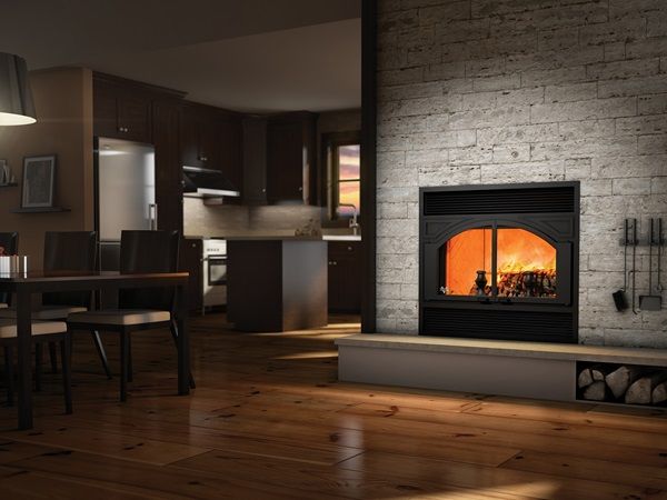 Ventis ME300 Zero Clearance Wood Burning Fireplace with Blower