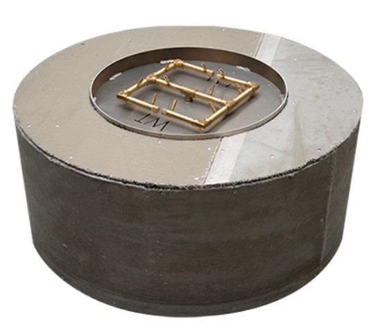 Warming Trends 72 x 18 Crossfire Circular Brass Burner Ready-to-Finish Kit