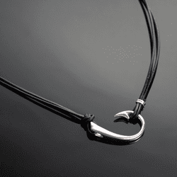 2 In 1 Sterling Silver Large Hook Pendant