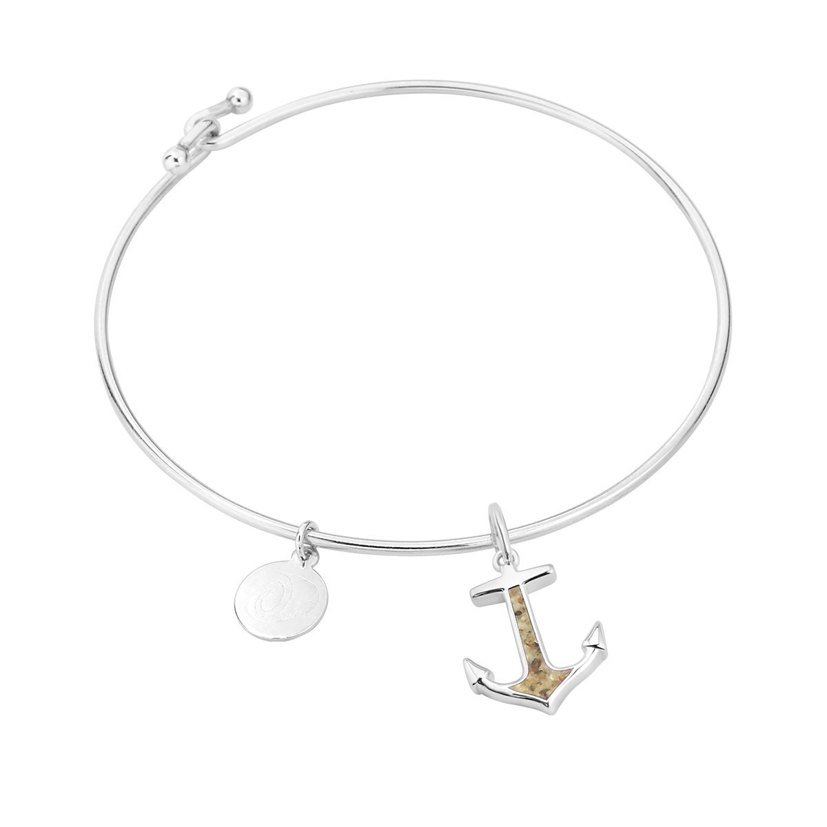 Dune Jewelry Anchor Bangle Bracelet