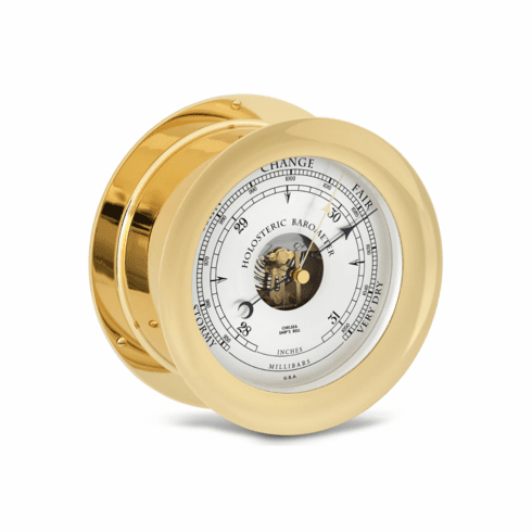 Chelsea Ships Bell Barometer  Brass (4.5", 6")